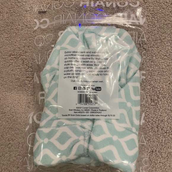 Conair Microfiber Hair Towel Cap - Picture 2 of 2